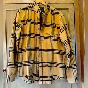 Woolrich Thick Cotton Flannel Plaid Button Down / Men's Medium